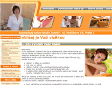 Tablet Screenshot of kosmetika.prami.cz